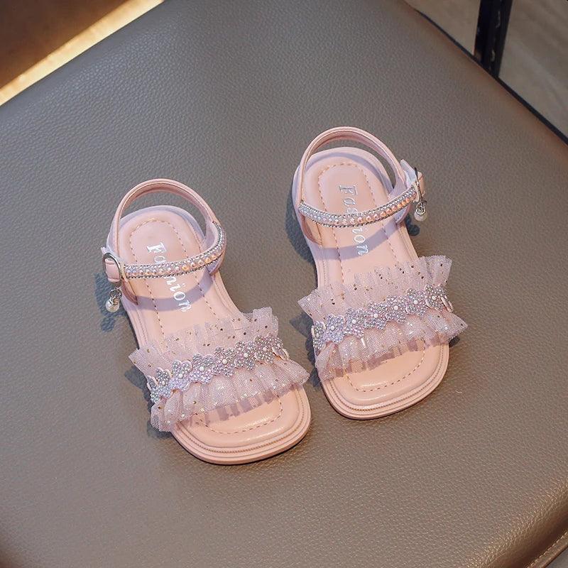 Sweet Floral Sandals for Toddler Girls: G05224 Casual Shoes - Touchy Style .