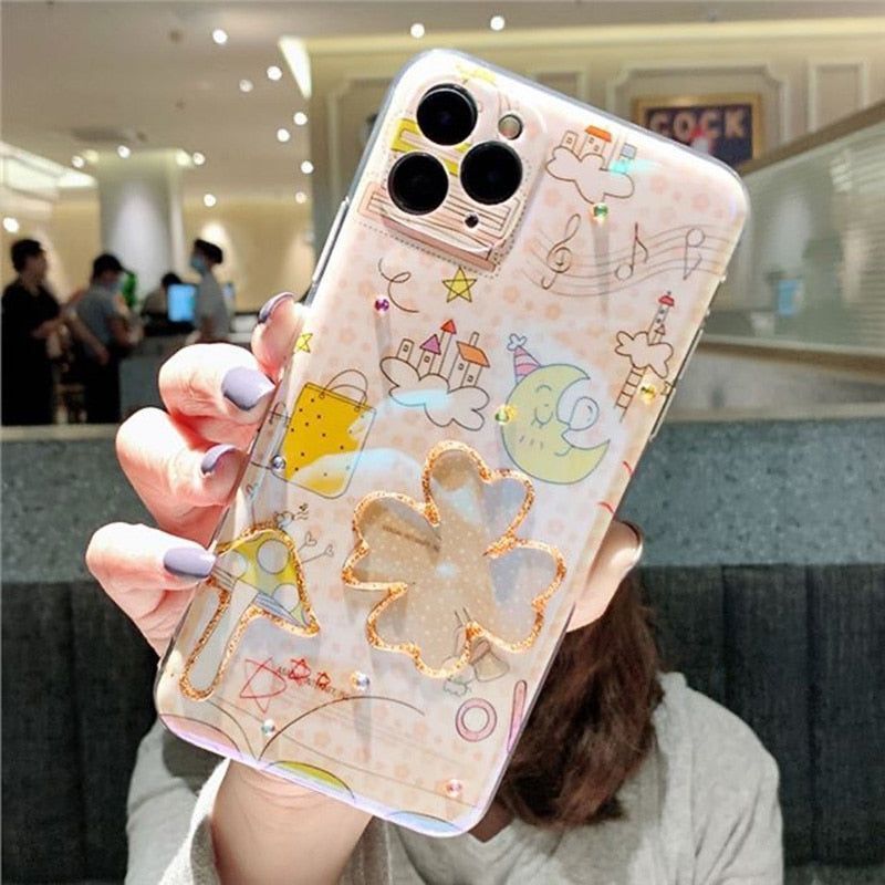 Cute Phone Cases For iPhone 14 12 Pro Max 11 13 12 Pro Max Mini 12pro X XS XR Lovely Cartoon Beige Pattern - Touchy Style .