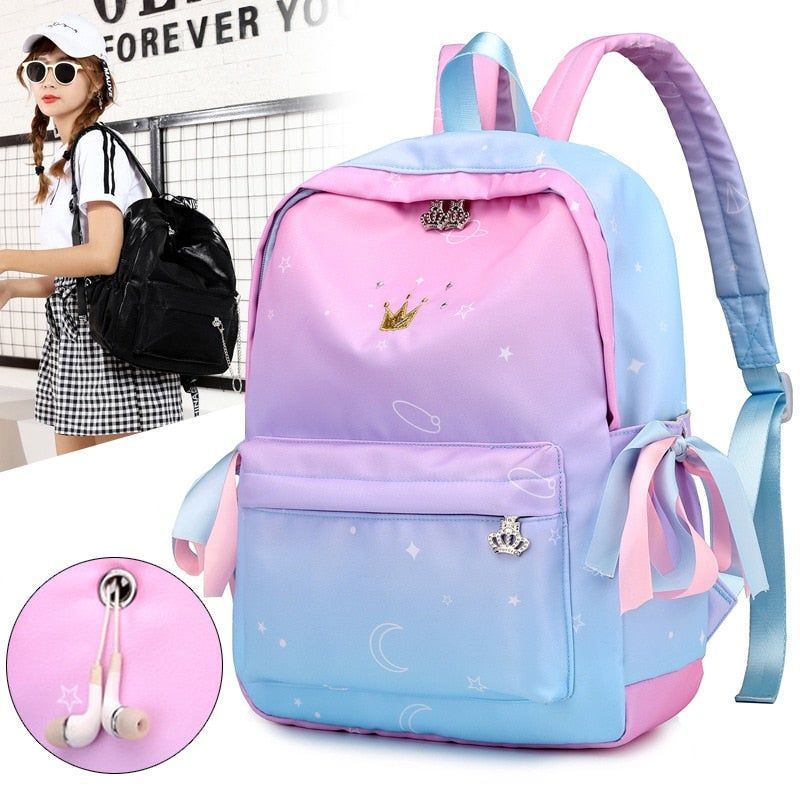 Fashion Women Cool Backpack RB541 Luxury Soft Leather School Bags