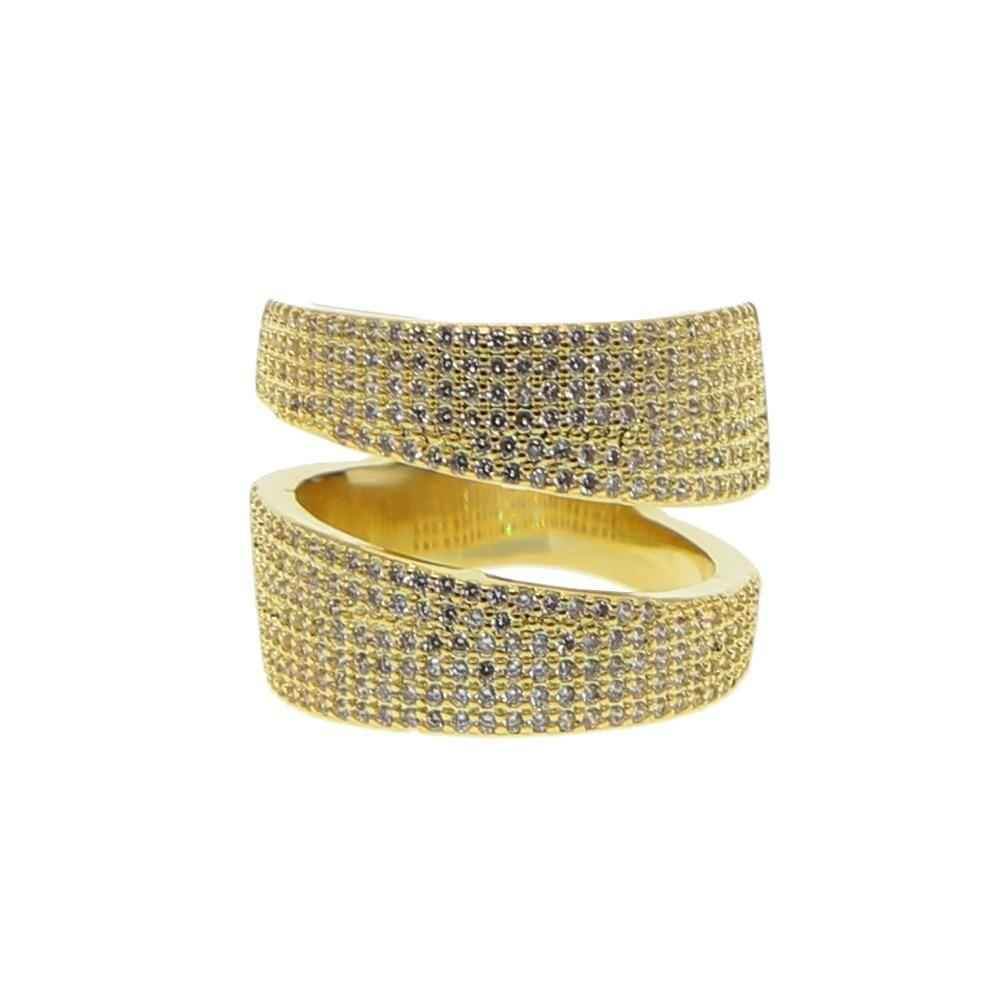 Gold Color Hip-Hop Finger Rings Charm Jewelry - Touchy Style