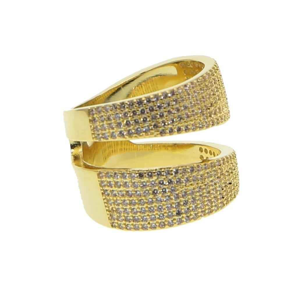 Gold Color Hip-Hop Finger Rings Charm Jewelry - Touchy Style