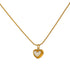 Heart Natural Shell Pendant Necklace Stainless Steel Charm Jewelry NCJR27 - Touchy Style .