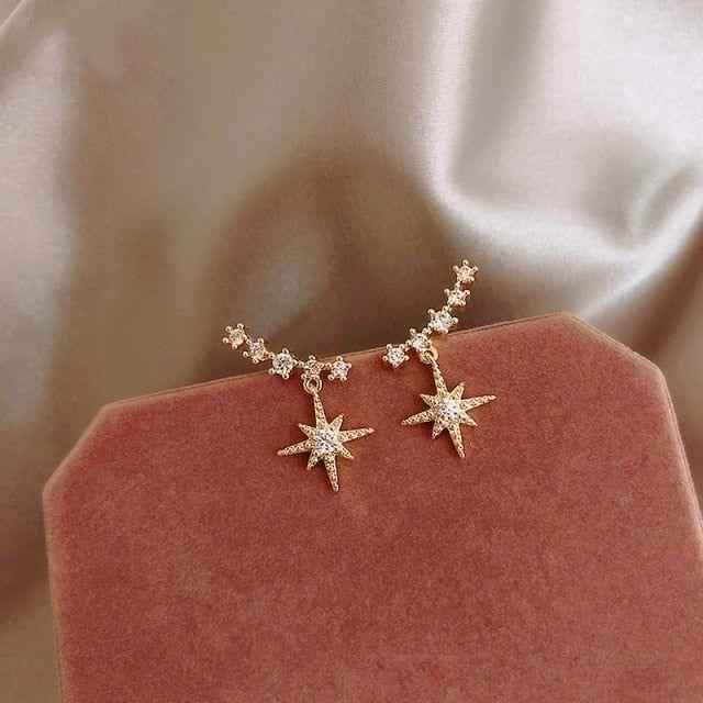 Simple Pure Star Earrings Charm Jewelry XYS0427 - Touchy Style