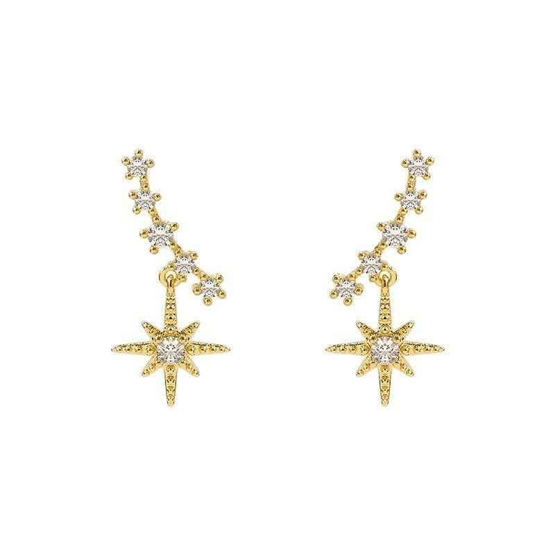 Simple Pure Star Earrings Charm Jewelry XYS0427 - Touchy Style