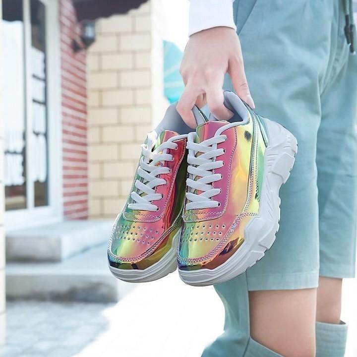Women's Casual Shoes White Colorful... - Touchy Style