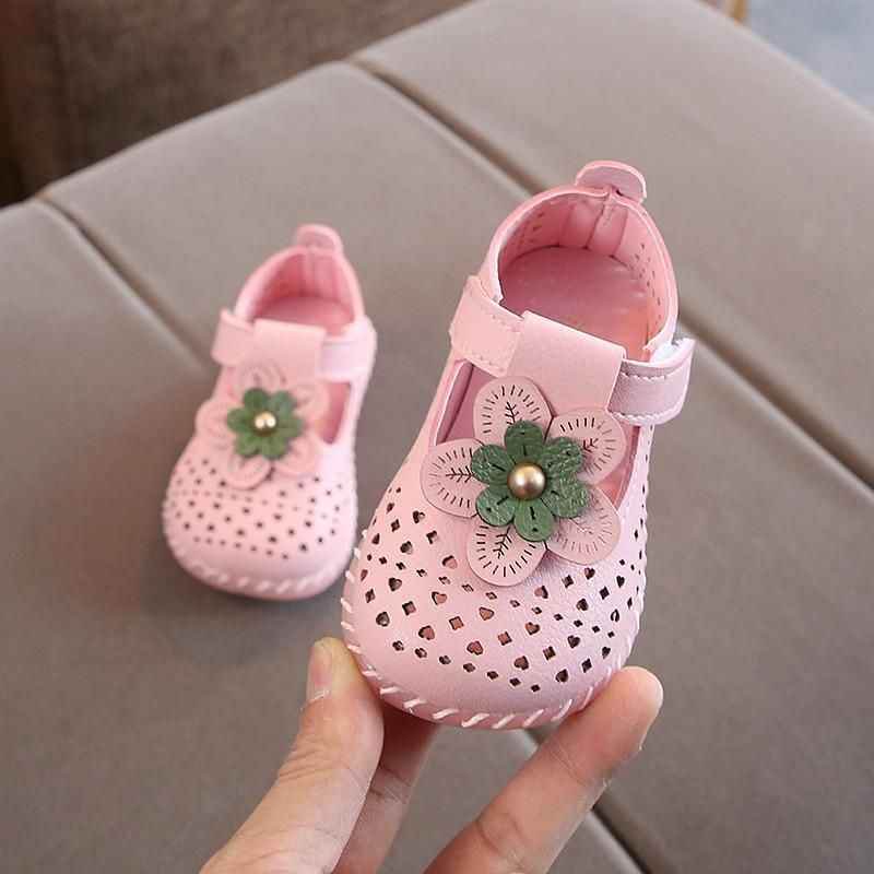 Children's Casual Shoes Breathable Soft Flower Footwears Toddler Baby Girl Flats - Touchy Style