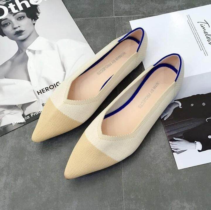 👟 $31.88 | Women's Casual Shoes 2021 Beige Slip on Flat Loafers Breathable Shoes .<br />
<br /> - Touchy Style