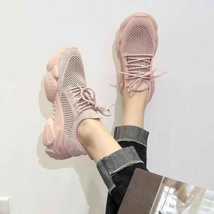 Women's Casual Shoes 2021 Sneakers Mesh Breathable Fashion Thick Bottom Sport <br />
<br />
$40.00 < - Touchy Style