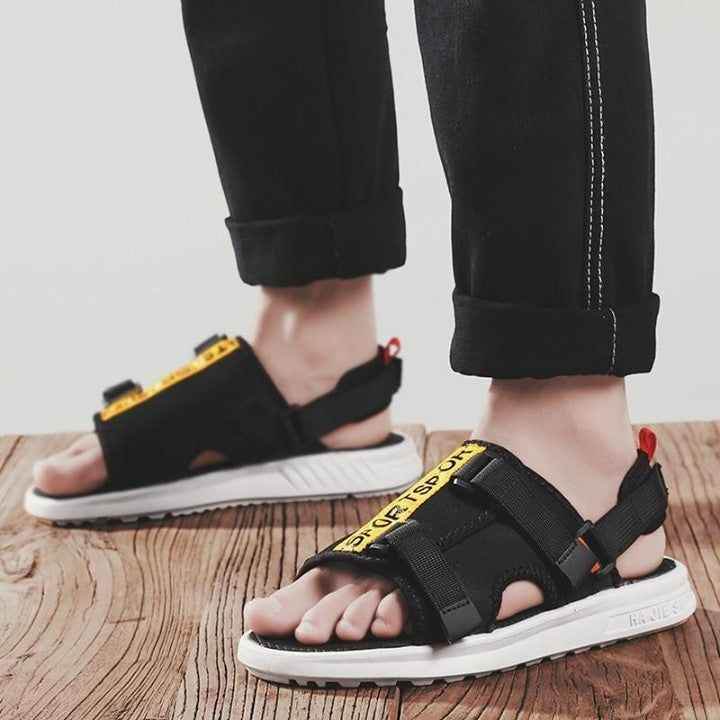 😍 Men's Sandals Vietnam Summer Breathable Walking Men Casual Shoes Lightweight Gladiator Male San - Touchy Style