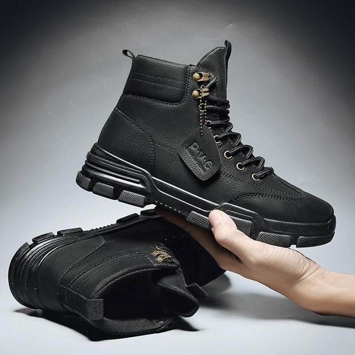 2021 Men's Casual Shoes Military Ankle Boots Lightweight PU Leather Footwear <br />
<br />
$34.00 <b - Touchy Style .