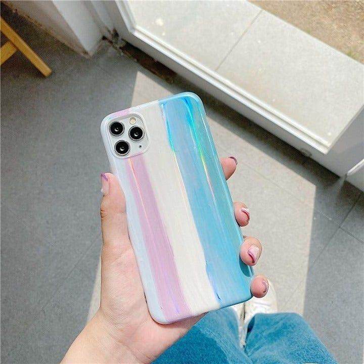 ⁌ Rainbow Aurora Cute Phone... - Touchy Style