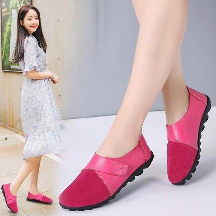Write & comment this look 1-10 👇<br />
.<br />
.<br />
⭕️ Candy Ballet Flats Loafers Genuine - Touchy Style