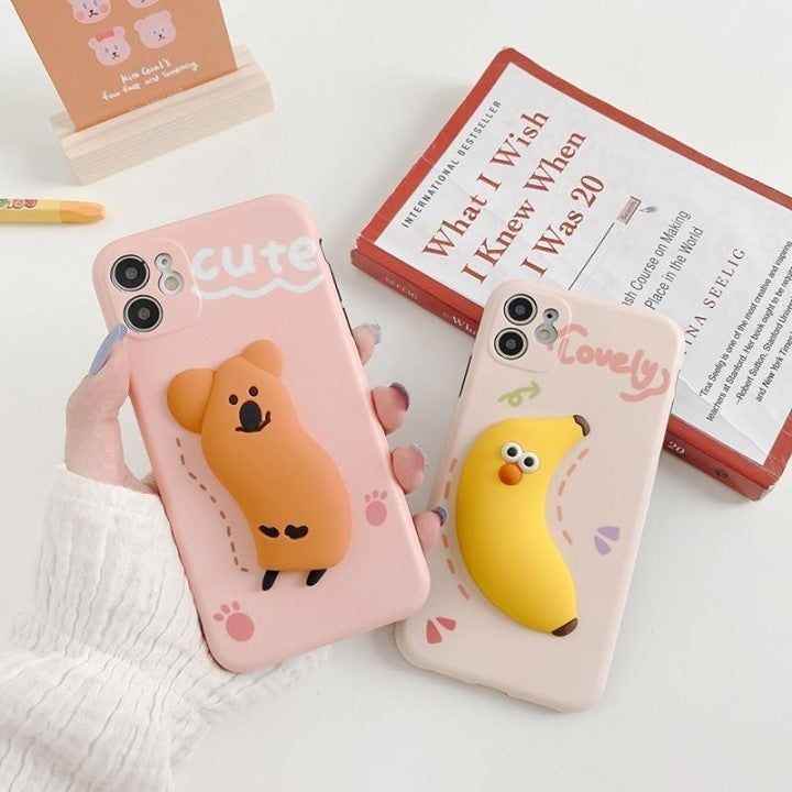 Funny Cartoon Dog Banana Doll Phone Case for iPhone 11 Pro Max SE 2020 - Touchy Style