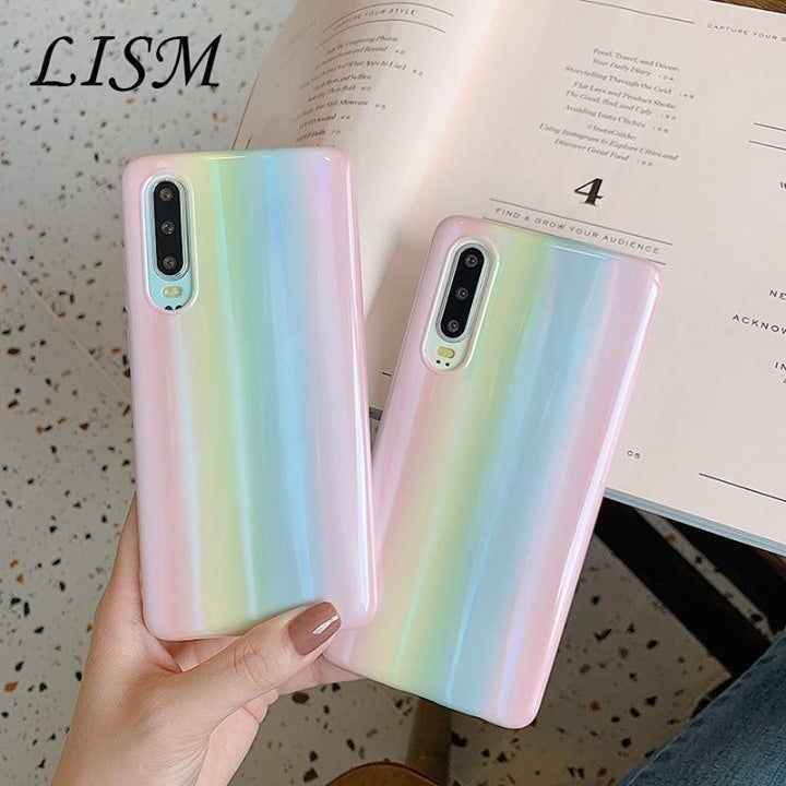 Laser marble cell phone case for Huawei P20 P20 Pro Mate20 Mate20Pro Nova5 - Touchy Style