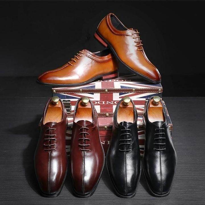☑️ $45.35 | Canvas Men's Casual Shoes 2021 Dress Shoes Business Office Lace-Up Loafers Driving S - Touchy Style