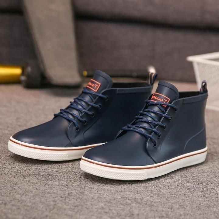 Waterproof Ankle Boots Black Men's Casual Shoes Comfort Lace Up <br />
<br />
$42.00 <br />
<br />
h - Touchy Style