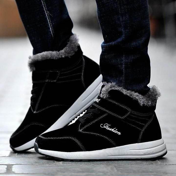 Women's Men's Unisex Casual Shoes Sneakers Ankle Boots Flat Black - Touchy Style