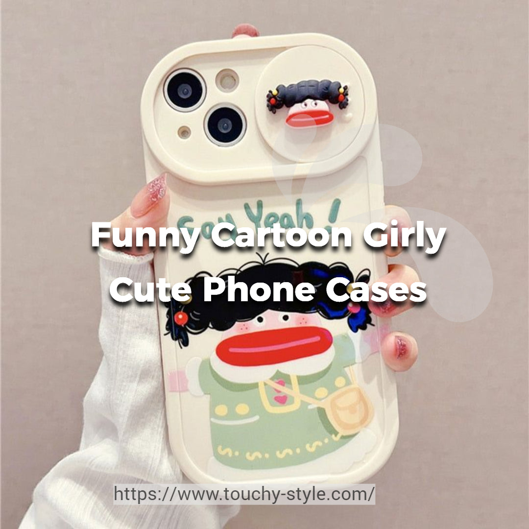 Express Your Style with Funny Cartoon Girly Cute Phone Cases for iPhone - Touchy Style .