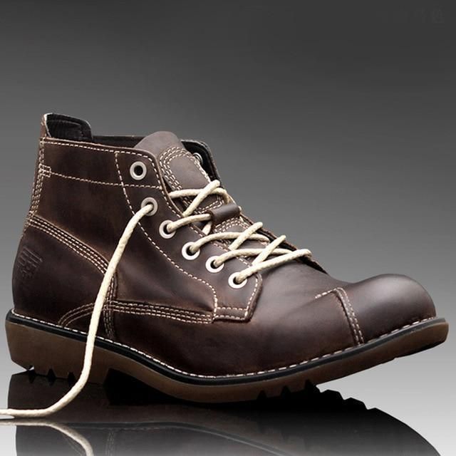 â Leather Ankle Boots Oxford... - Touchy Style .