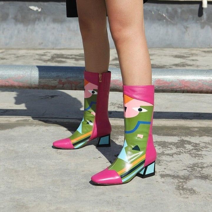 💎 Ankle Boots Mid-calf Long... - Touchy Style .