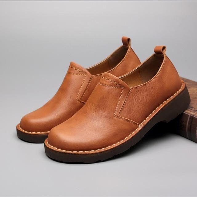 ⭕️ Business Leather Oxfords Handmade Brown Men's Casual Shoes .<br />
⭕️ For $82.28<br />
.< - Touchy Style .