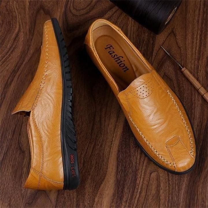 Canvas Men's Casual Shoes 2021 PU Leather Fashion Comfortable Soft Soles and Breathable Youth Busine - Touchy Style .
