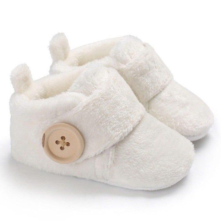 🔥 Casual Coral Velvet Baby Girl Booties White Toddler Shoes . | $14.99 <br />
💚 💚 💚 💚 - Touchy Style .