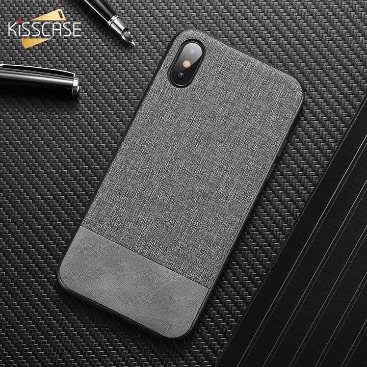 Cloth Texture Case for Huawei P20 P30 lite Pro P10 Plus Honor 8X 9 10 Lite Mate 20 10 lite Pro - Touchy Style .