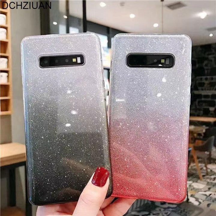 Colorful Bling Phone Case For Galaxy S8 S9 S10 Plus S10E Note 8 9 - Touchy Style .