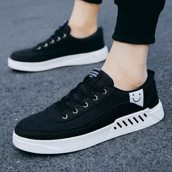 ✪ Comfortable Sneakers Black Men's... - Touchy Style .