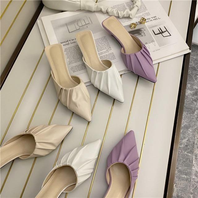 Comment this product 1-10 👇<br />
.<br />
.<br />
⭕️ 2020 New Design Pointed Toe Low-heeled S - Touchy Style .
