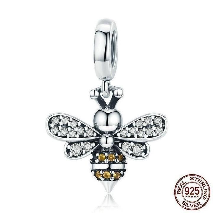 Crystal Bee Necklace Charm Jewelry... - Touchy Style .