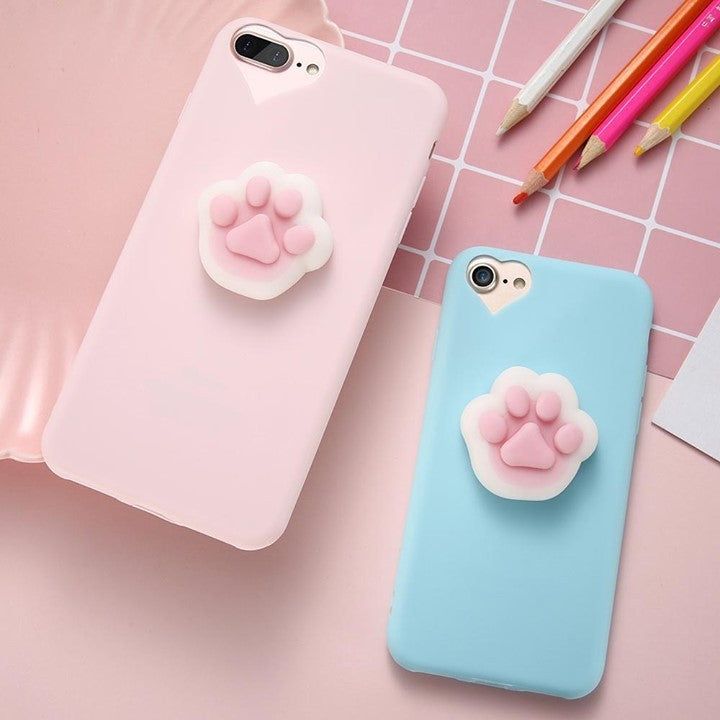 Cute Cat 3D Phone Cases For iPhone 5 6 6S 7 8 Plus - Touchy Style .