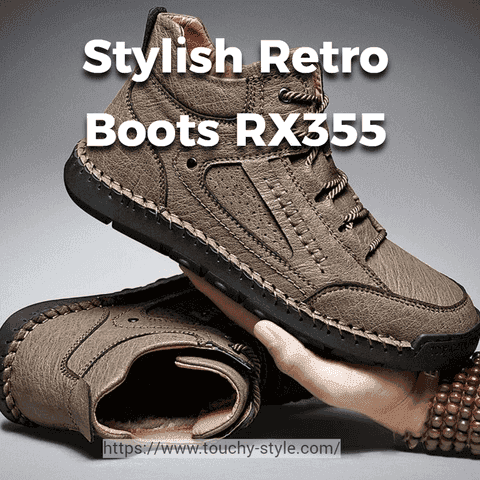 Stylish Handmade Retro Boots RX355: The Perfect Companion for Men - Touchy Style