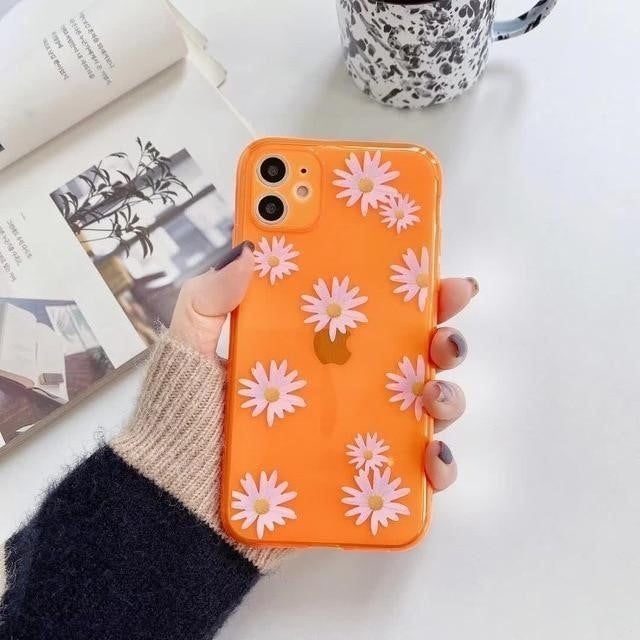 Daisy Cute Phone Case for iPhones - 11 Pro Max, XR, XS, 7, 8 Plus - Shockproof, Anti-Knock, Anti-Skid, with Camera Protection Cover - Only $8.87 with Free Worldwide Shipping - Touchy Style .