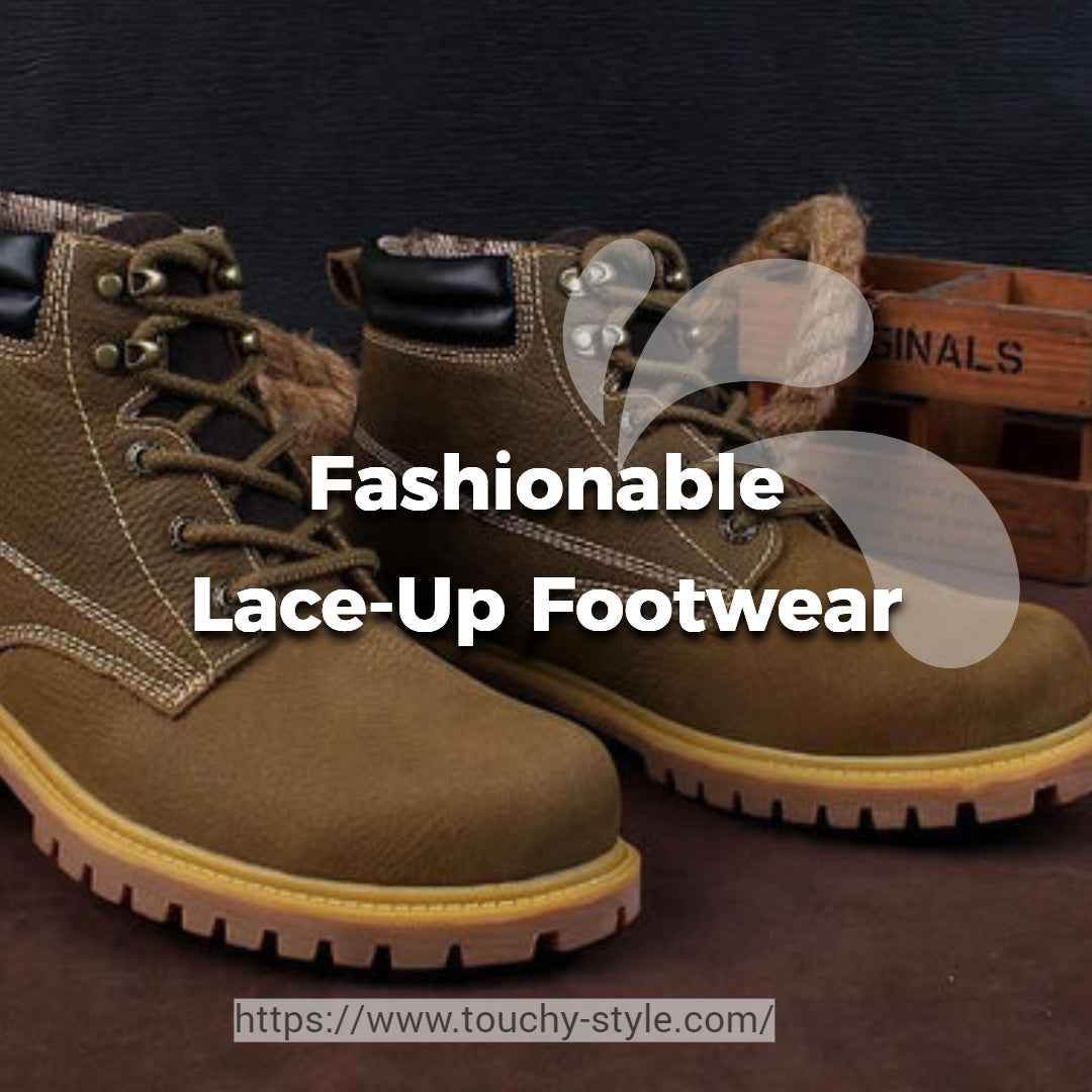 Elevate Your Style with Fashionable Lace-Up Footwear - Touchy Style