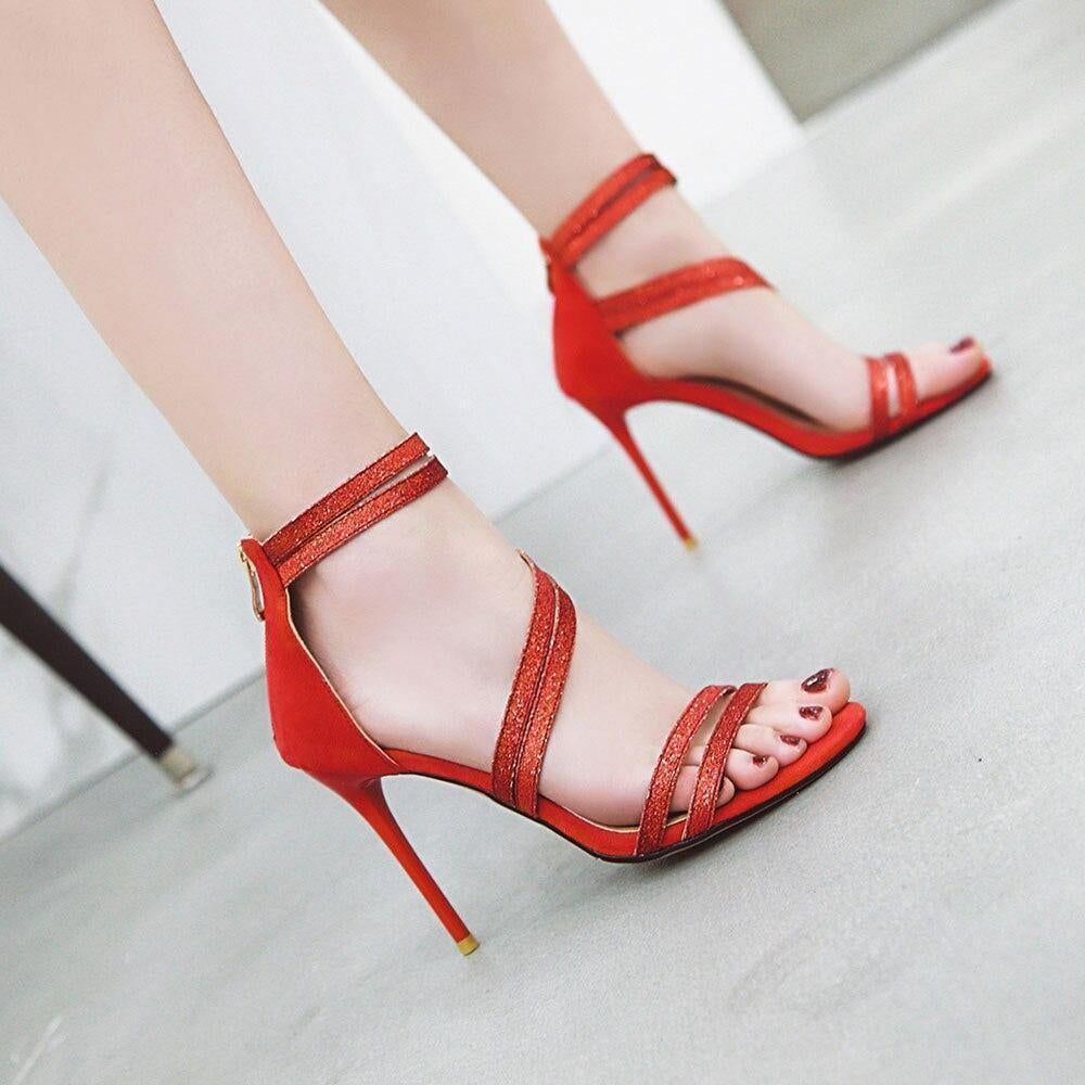 Do You love these!🤔 <br />
.<br />
.<br />
⭕️ Women's Casual Shoes Thin High Heels Summer Sho - Touchy Style .
