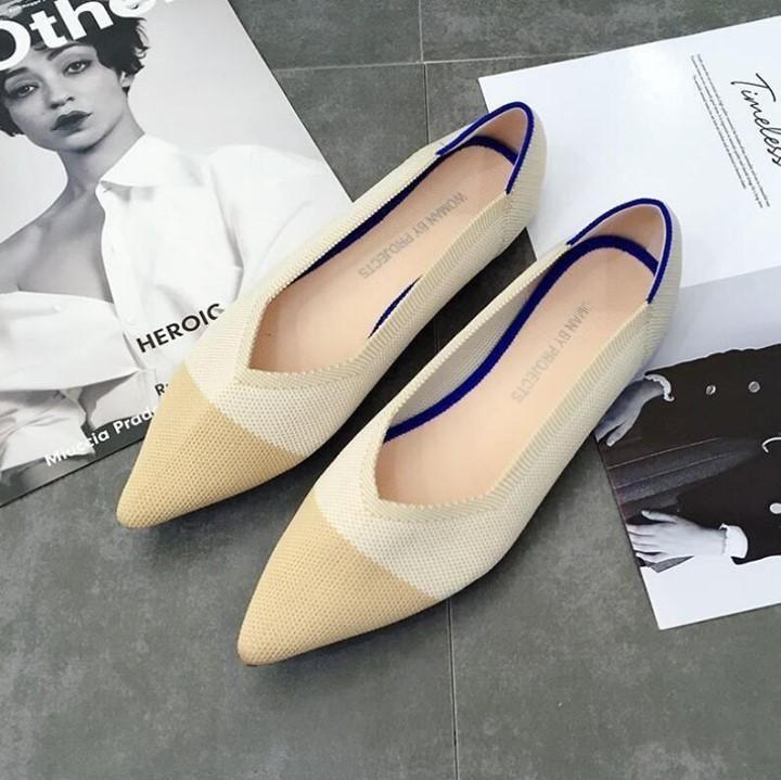 👟 $31.88 | Women's Casual Shoes 2021 Beige Slip on Flat Loafers Breathable Shoes .<br />
<br /> - Touchy Style .