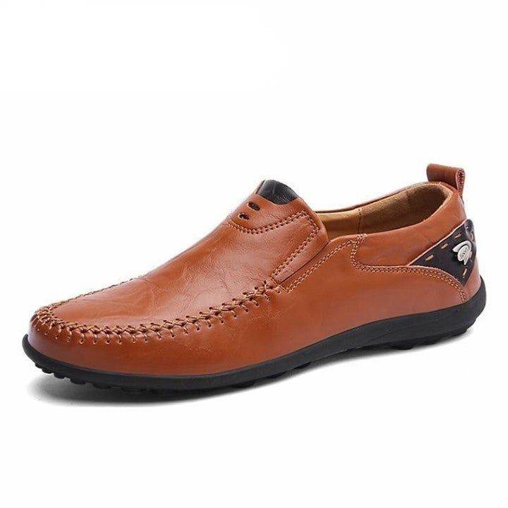 ð Loafers Leather Loafers Brown... - Touchy Style
