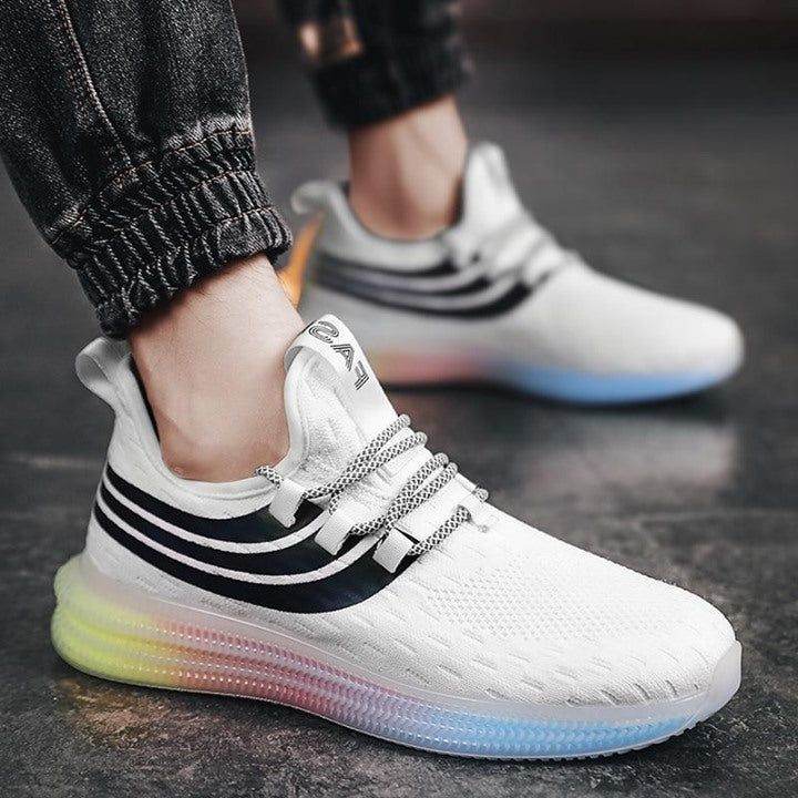 💎 New Mesh Men Casual Shoes Lace-up Men Shoes Lightweight Comfortable Breathable Walking Sneakers - Touchy Style