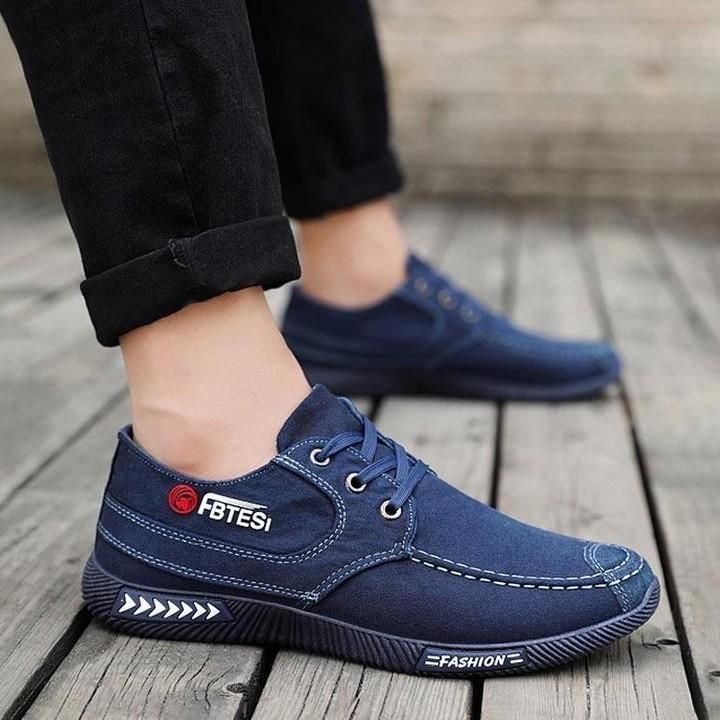 Flat Sneakers Canvas Men's Casual Shoes -NYD186 at $38.50 Choose your wows. <br />
<br />
https://bi - Touchy Style .