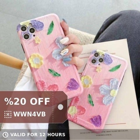 💎 Flower Cute Phone Case... - Touchy Style .