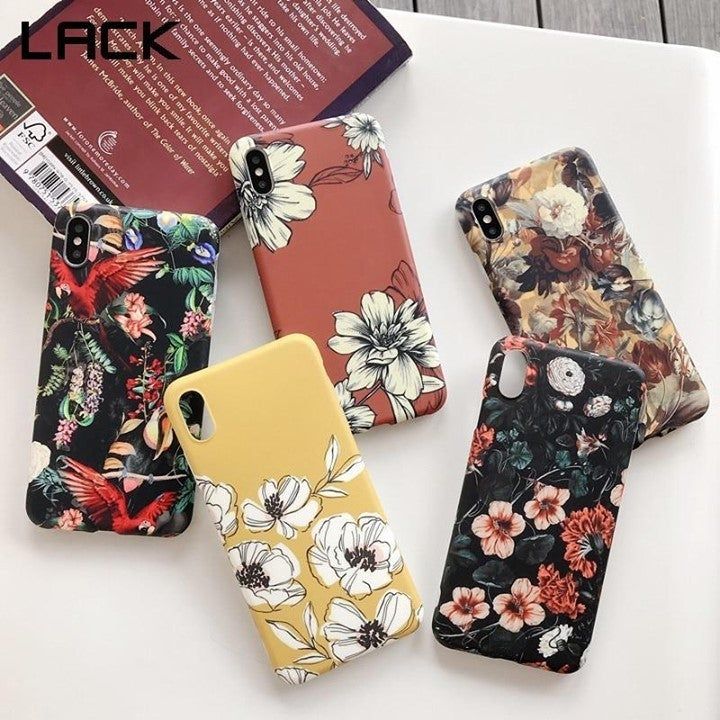 Flowers Cute Phone Cases For iPhone XR XS Max X 6 6S 7 8 Plus - Touchy Style .