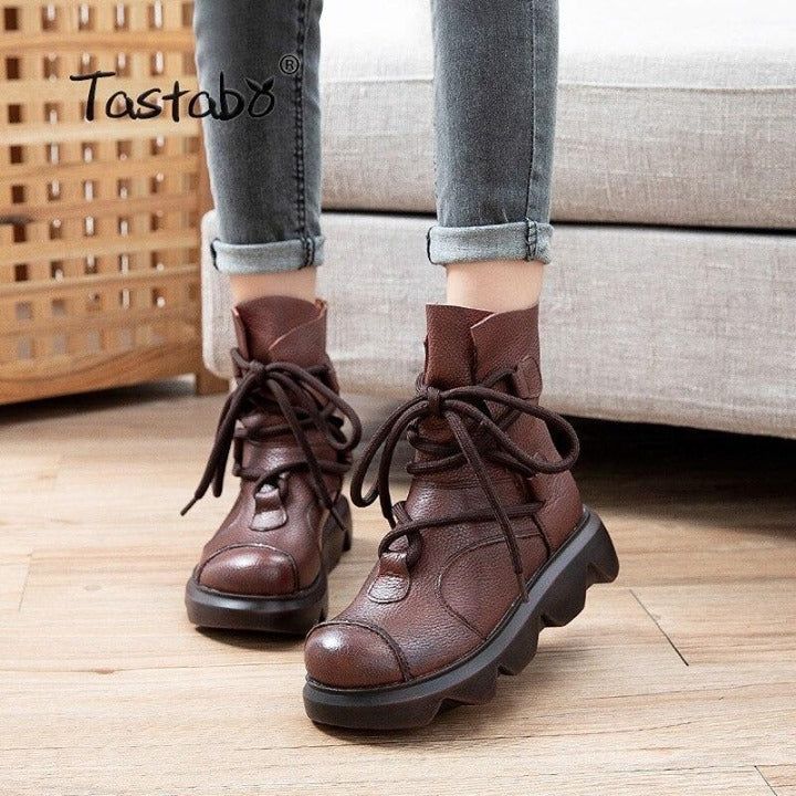 ⁌ Genuine Leather Ankle... - Touchy Style .