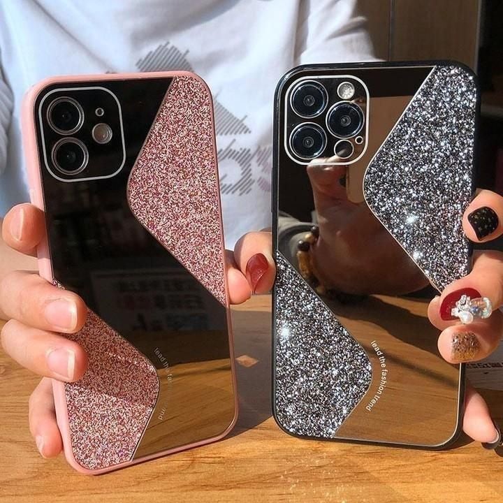 Glitter Mirror Cute Phone Cases... - Touchy Style .