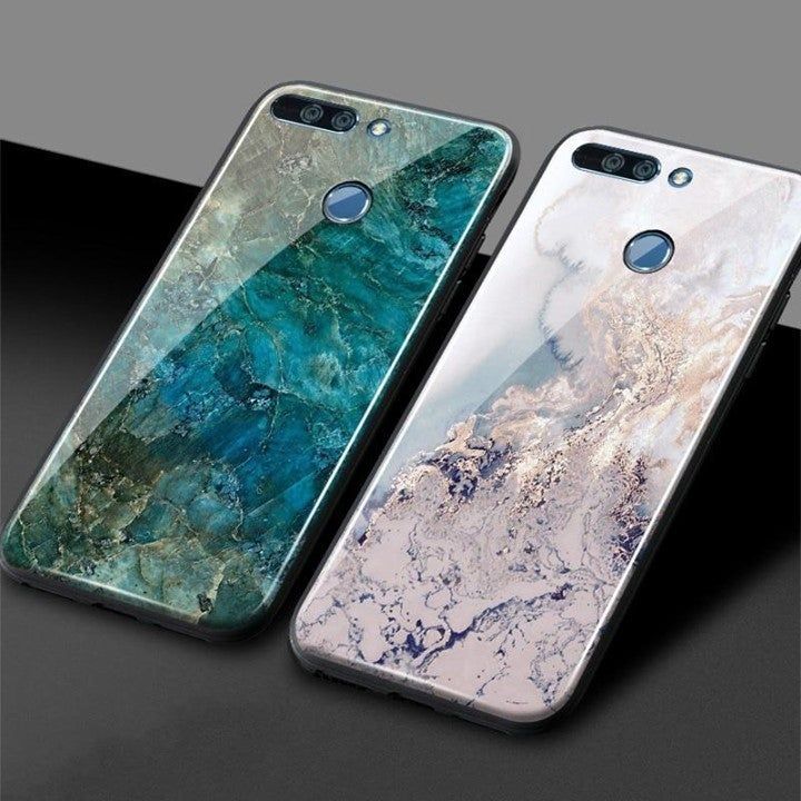 Marble Case For Huawei Honor 8x 9 lite 10 magic2 nova 2s 3 Mate 10 20 P20 P30 Pro - Touchy Style .
