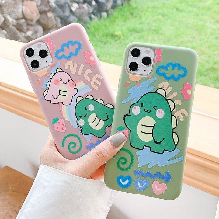 😍 Matte Cute Phone Case... - Touchy Style .
