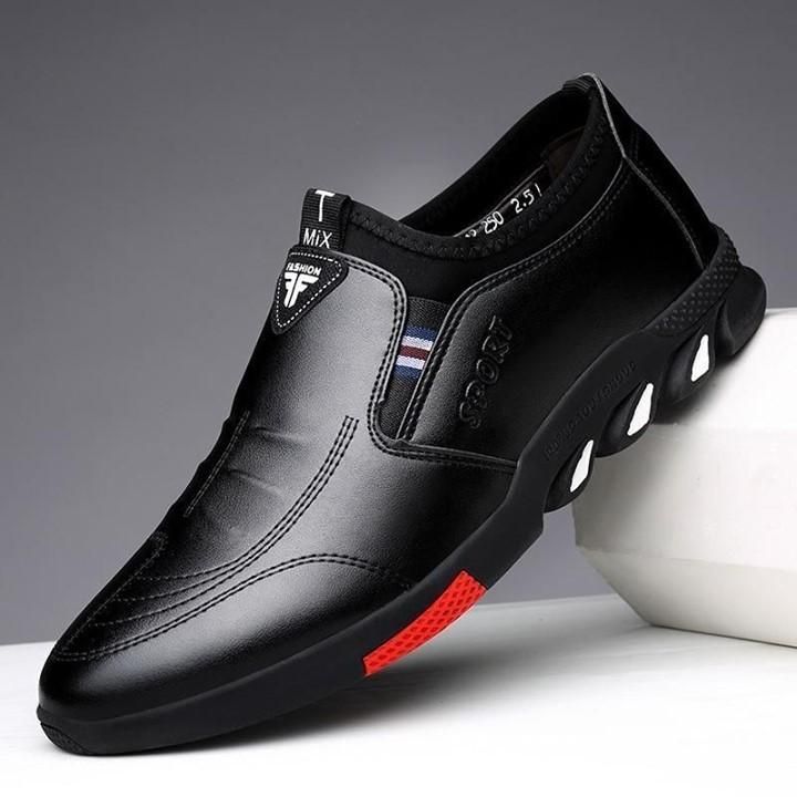 🔥 Men's Casual Shoes Leather 2021 Business Soft-Soled Non-Slip Breathable Footwear . | $29.99 <br - Touchy Style .