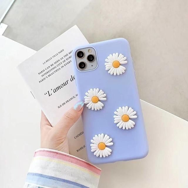 Protective Daisy Design Phone Case for Huawei P40 Pro - Touchy Style .