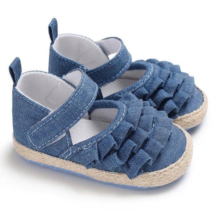 Rate this 1-5 💫👇<br />
.<br />
.<br />
⭕️ Raise Young Spring Baby Girl First Walkers Canva - Touchy Style .